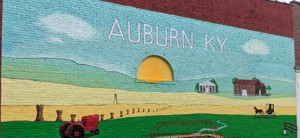 Image of mural in Auburn, KY.